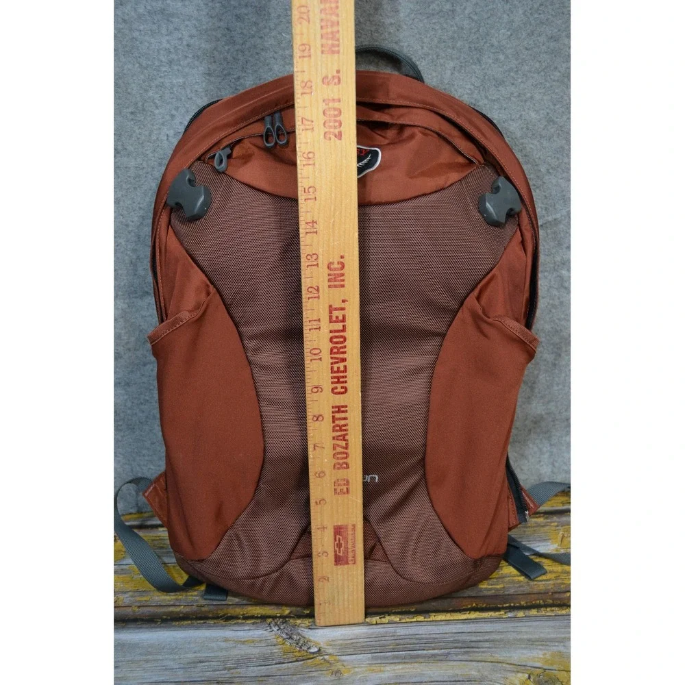 Osprey Brown Meridian Backpack Soft Case Laptop Travel Daypack Men Women